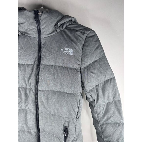 The North Face 550 Puffer Metropolis Parka III Size XS in Grey Heather - Picture 8 of 14